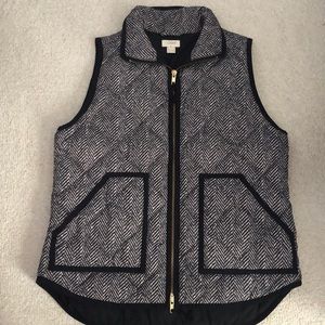 J Crew herringbone vest